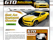 Tablet Screenshot of gtoautoglass.com